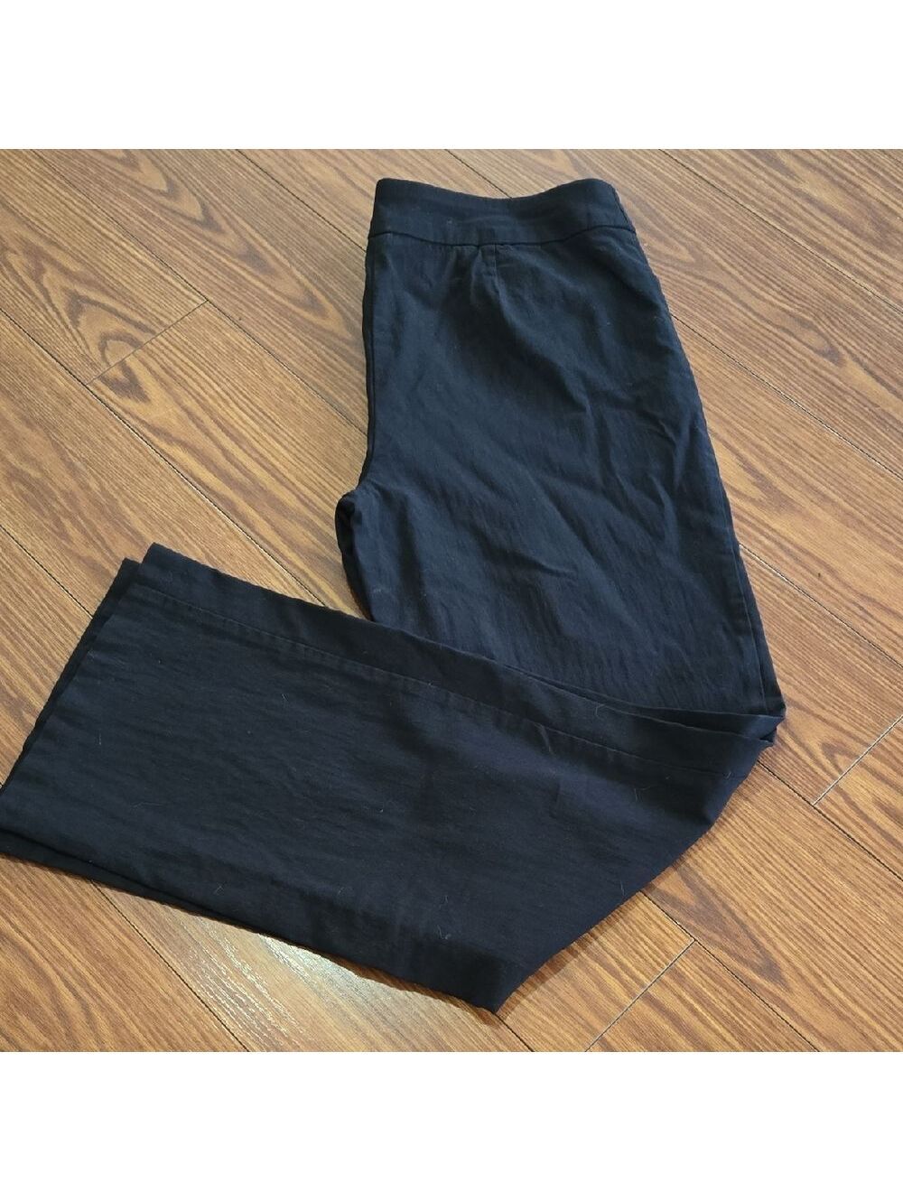 George Black Straight Leg Pants
